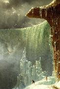 Regis Francois Gignoux Niagara, The Table Rock in Winter' oil
